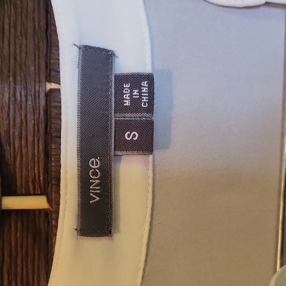 Vince Silk Cream Blouse - Picture 2 of 6